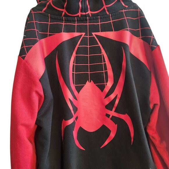 Marvel Spiderman Graphic Sweatshirt Hoodie Kids Superhero 10/12 Costume - Picture 4 of 6